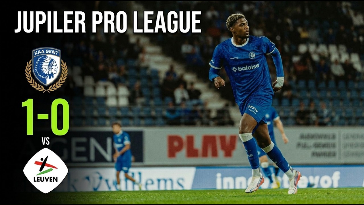 KAA Gent vs OH Leuven ภาพวิดีโอไฮไลท์ฟุตบอล