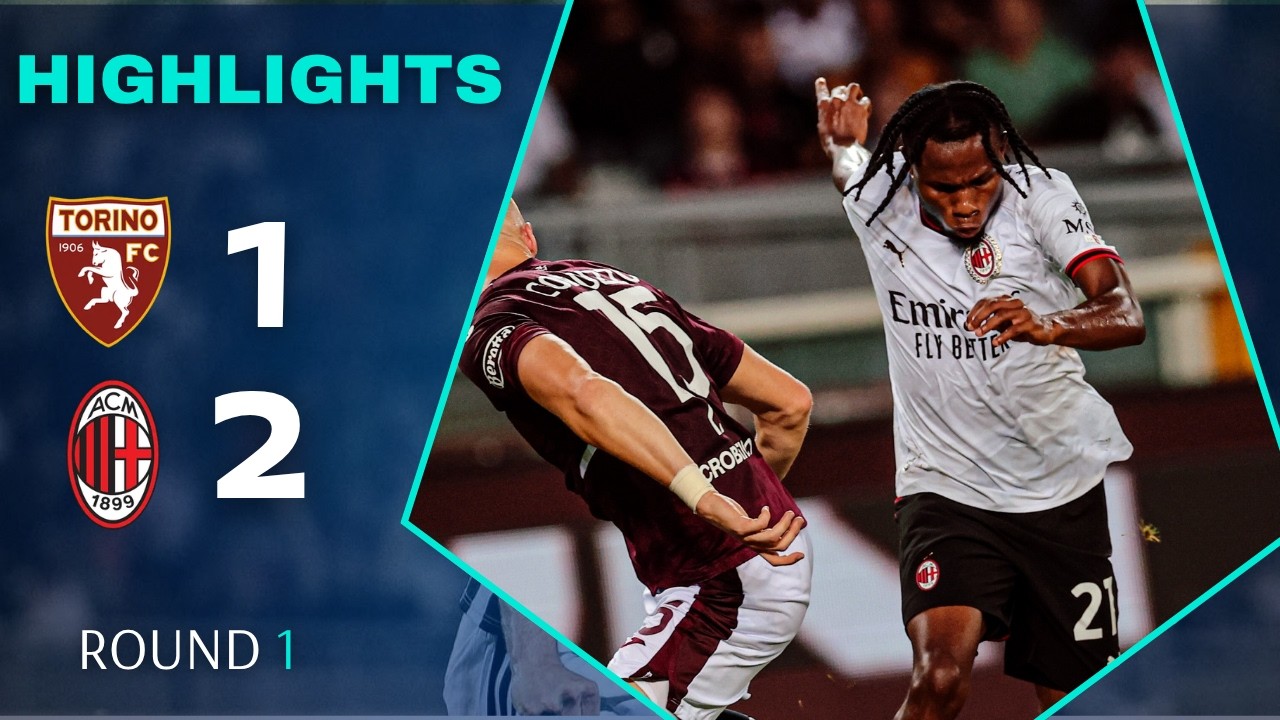 Torino vs AC Milan ภาพวิดีโอไฮไลท์ฟุตบอล