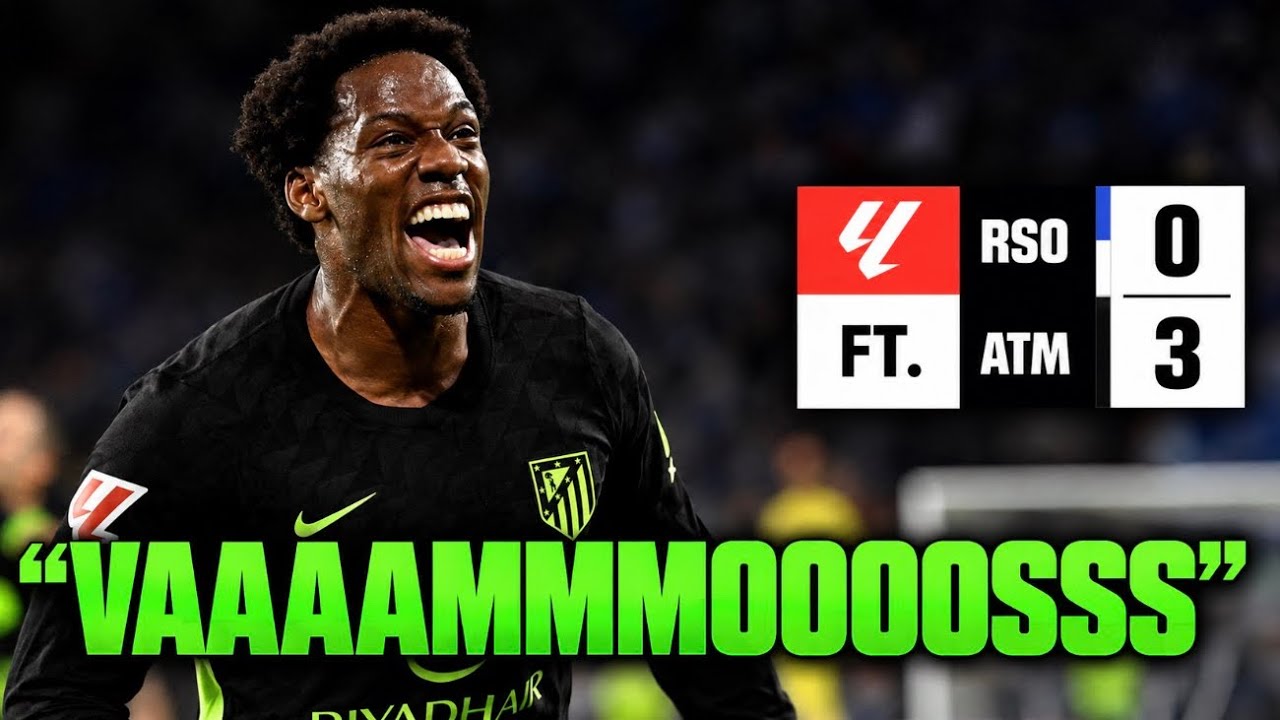 Real Sociedad vs Atlético Madrid วิดีโอฟุตบอล
