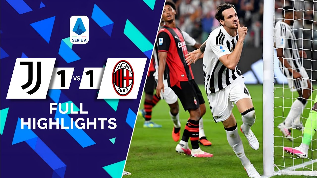 Juventus vs AC Milan ภาพวิดีโอไฮไลท์ฟุตบอล