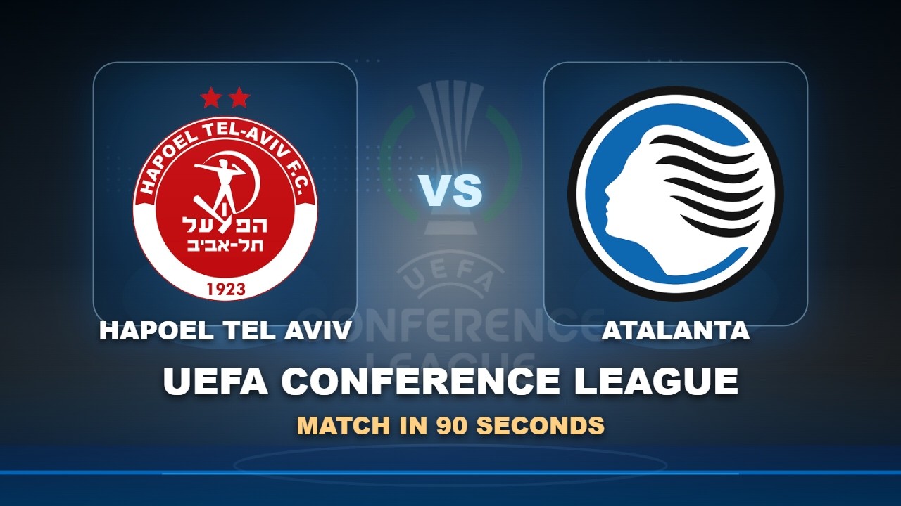 Hapoel Tel Aviv vs Atalanta ภาพวิดีโอไฮไลท์ฟุตบอล