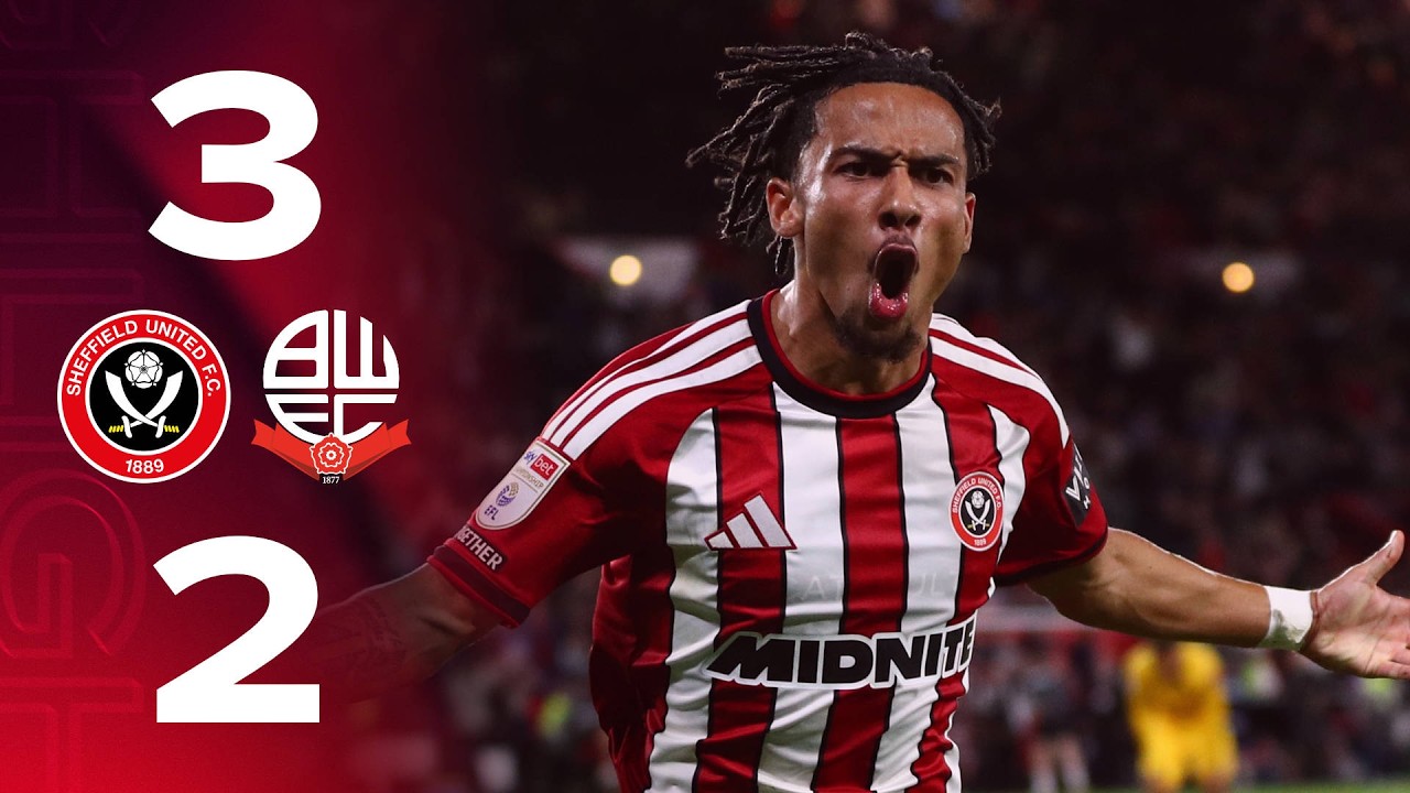 Sheffield United vs Bolton Wanderers ภาพวิดีโอไฮไลท์ฟุตบอล