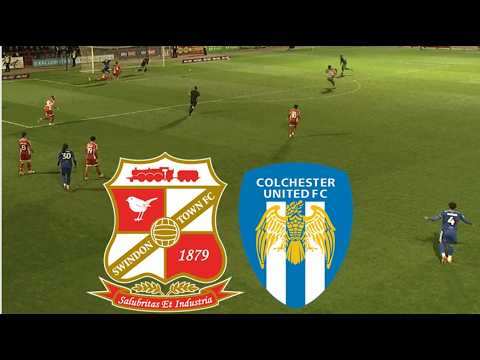 Swindon Town vs Colchester United ภาพถ่ายทอดสดฟุตบอล