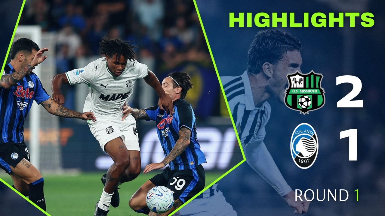Atalanta vs Sassuolo ภาพวิดีโอไฮไลท์ฟุตบอล