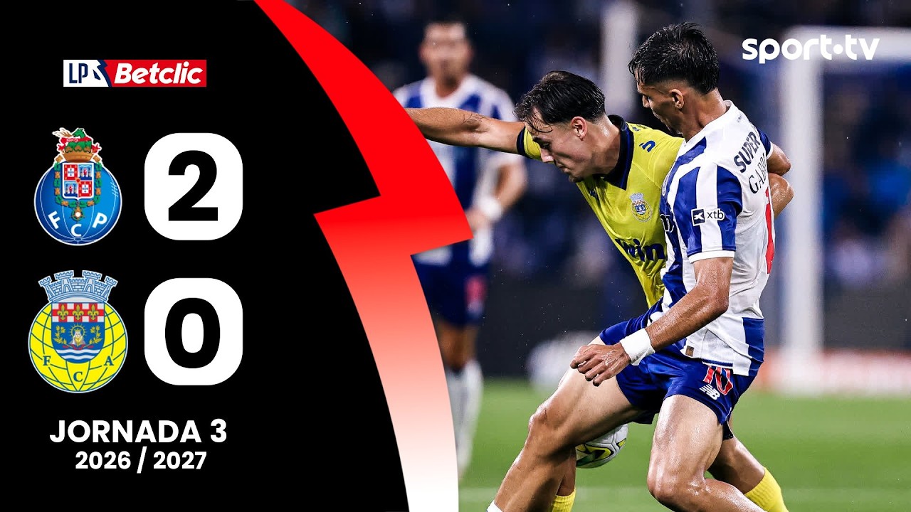 FC Porto vs Arouca ภาพวิดีโอไฮไลท์ฟุตบอล