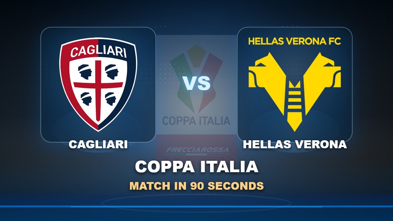 Cagliari vs Hellas Verona วิดีโอฟุตบอล
