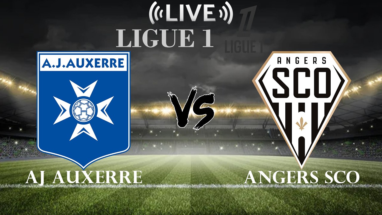 AJ Auxerre vs Angers ภาพถ่ายทอดสดฟุตบอล