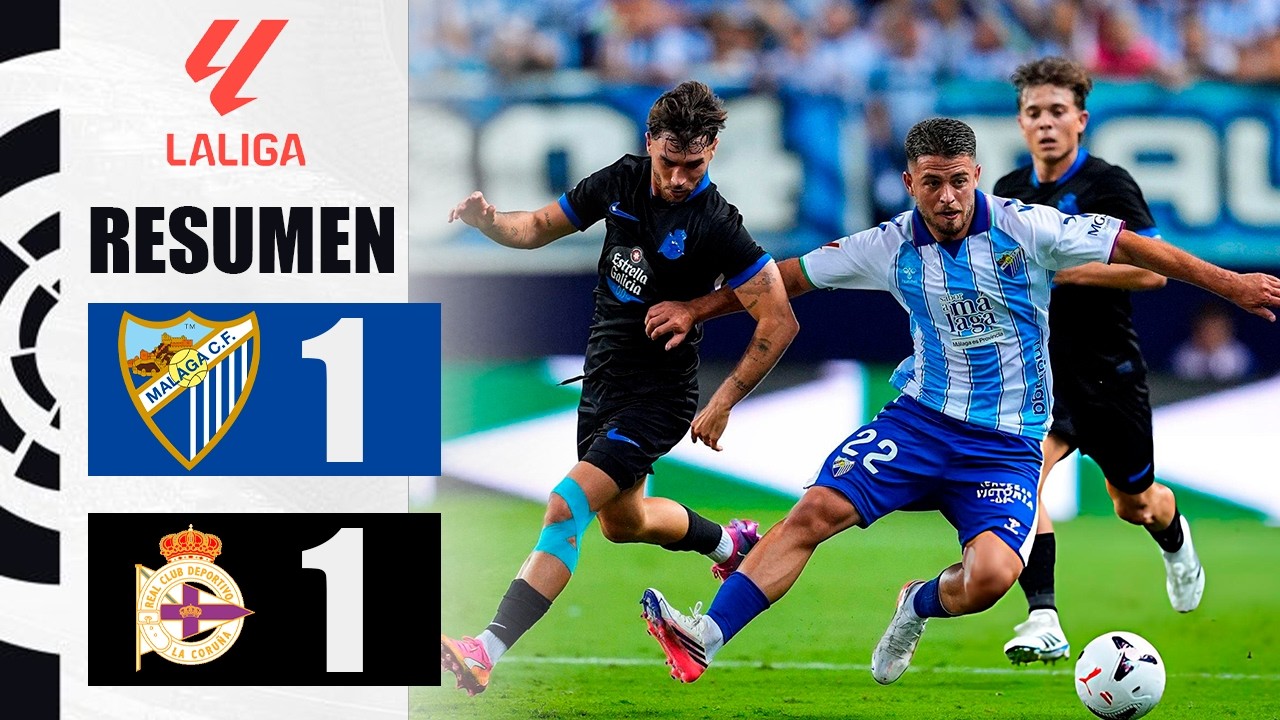 Málaga vs Deportivo ภาพวิดีโอไฮไลท์ฟุตบอล