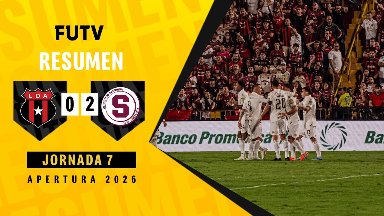 Alajuelense vs Saprissa ภาพวิดีโอไฮไลท์ฟุตบอล