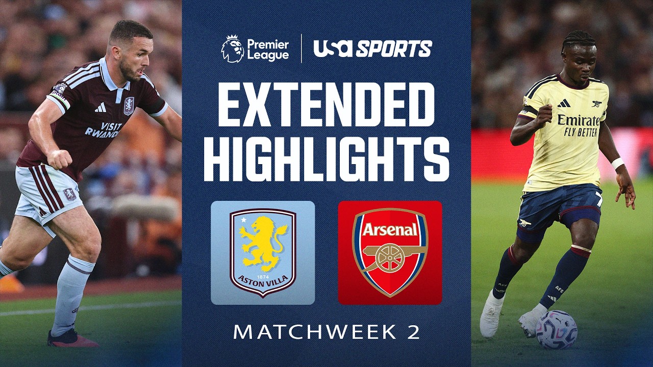Aston Villa vs Arsenal ภาพวิดีโอไฮไลท์ฟุตบอล