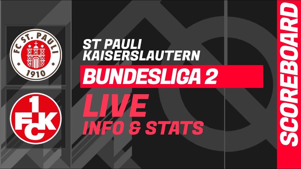 St. Pauli vs Kaiserslautern ภาพถ่ายทอดสดฟุตบอล