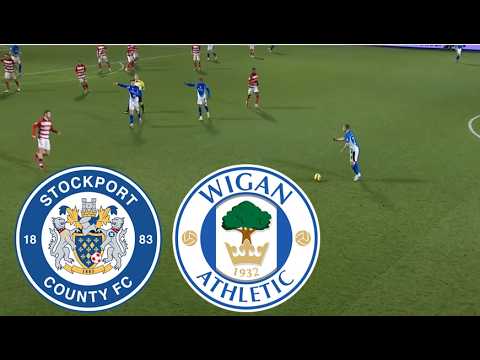 Wigan Athletic vs Stockport County ภาพถ่ายทอดสดฟุตบอล
