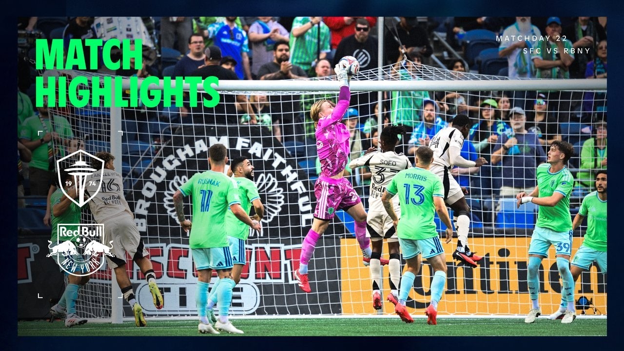 Seattle Sounders FC vs Red Bull New York ภาพวิดีโอไฮไลท์ฟุตบอล