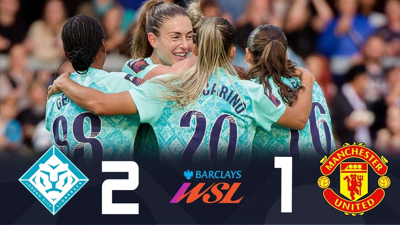 London City Lionesses vs Manchester United ภาพวิดีโอไฮไลท์ฟุตบอล