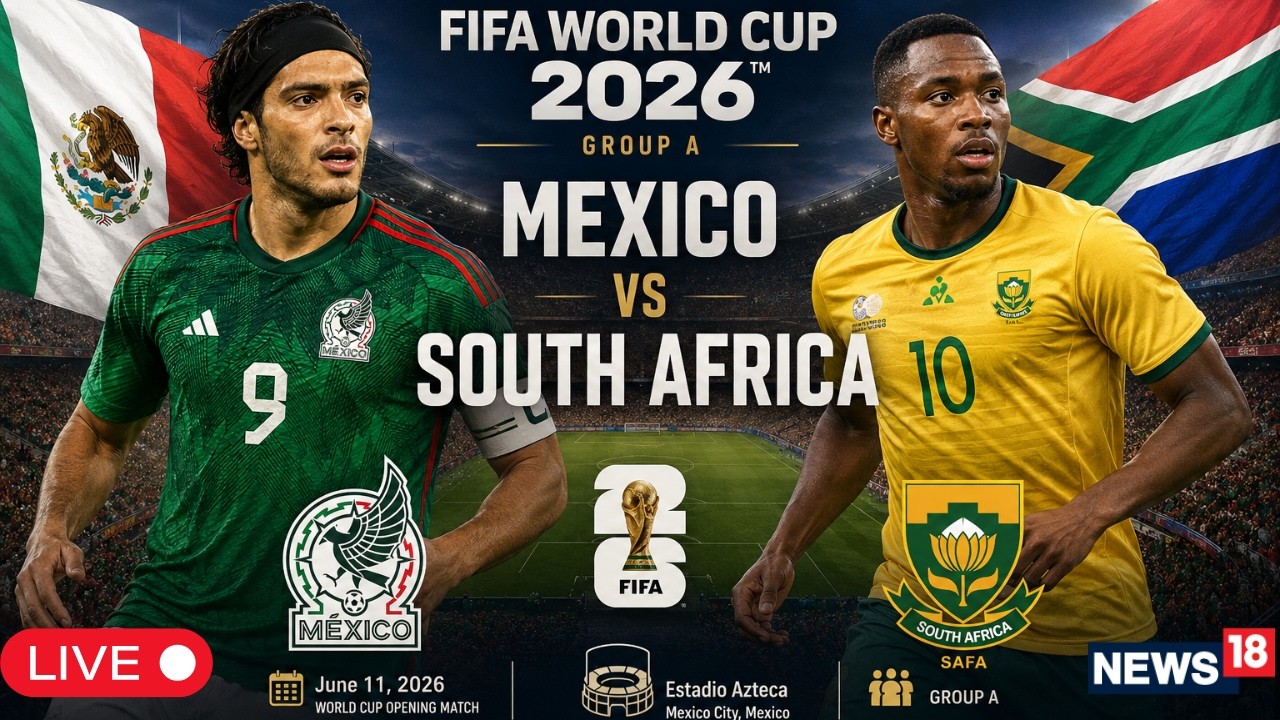 Mexico Vs South Africa LIVE Match | World Cup 2026 Opener | Match LIVE | Mexico City Stadium | N18G ภาพถ่ายทอดสดฟุตบอล