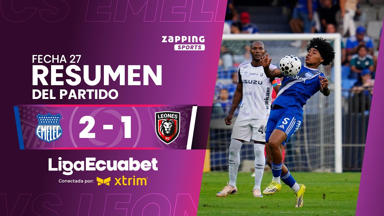 Emelec vs Leones ภาพวิดีโอไฮไลท์ฟุตบอล