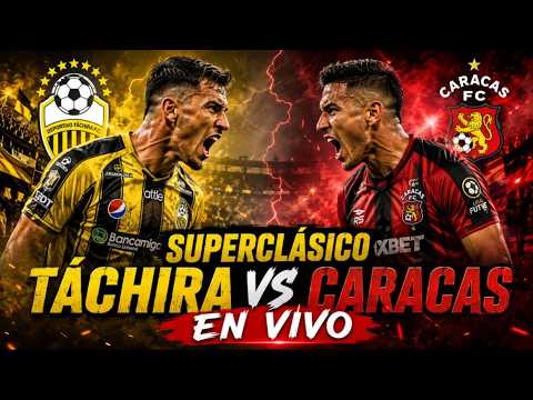 Deportivo Táchira vs Caracas FC ภาพวิดีโอไฮไลท์ฟุตบอล