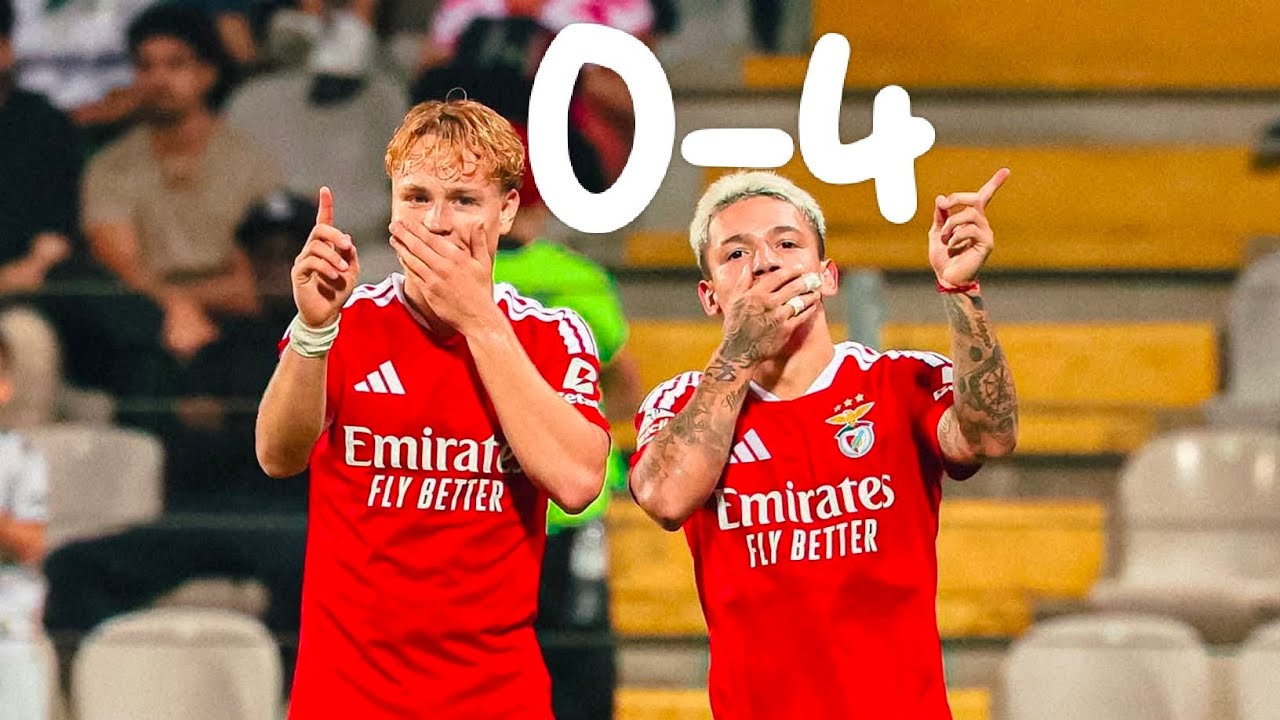 Moreirense vs Benfica ภาพวิดีโอไฮไลท์ฟุตบอล