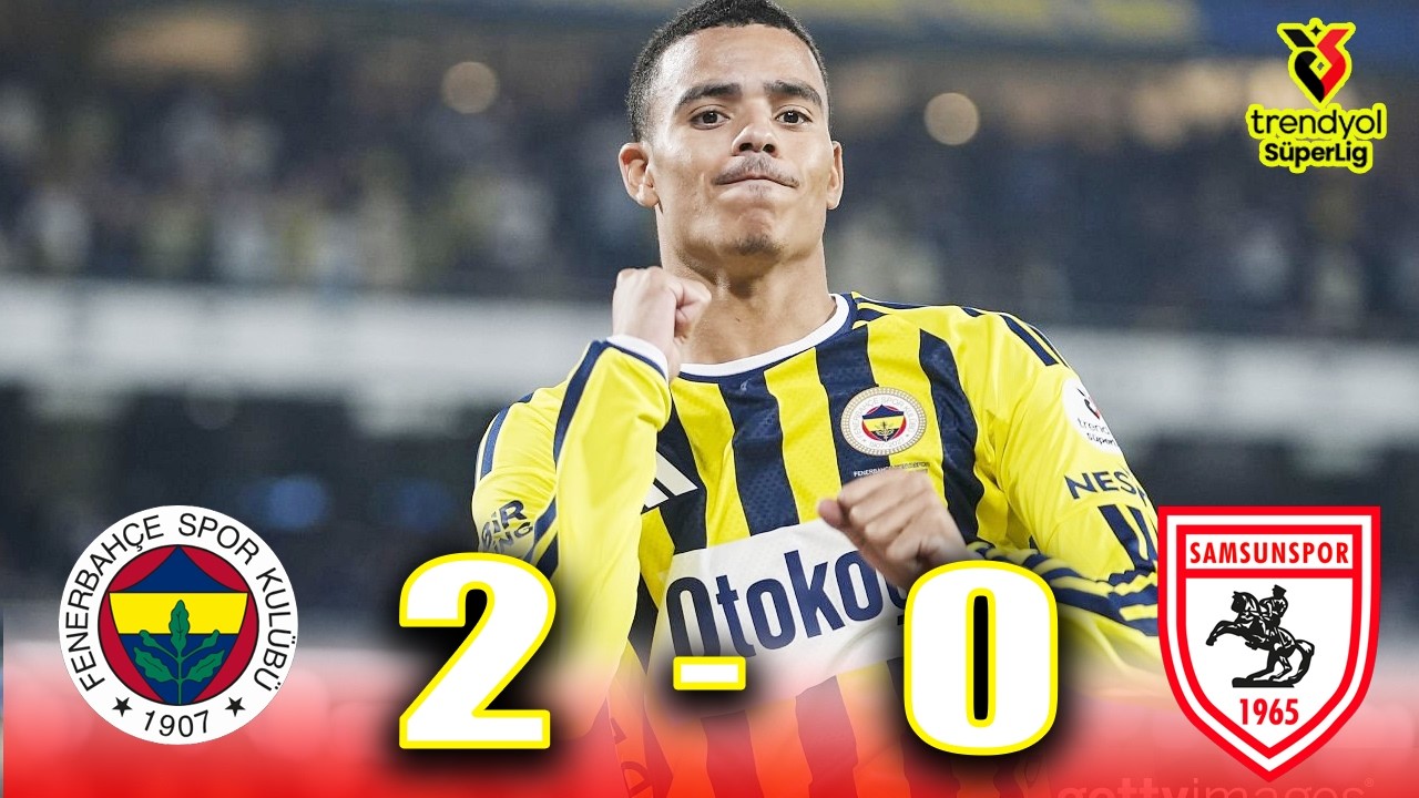 Samsunspor vs Fenerbahce ภาพวิดีโอไฮไลท์ฟุตบอล