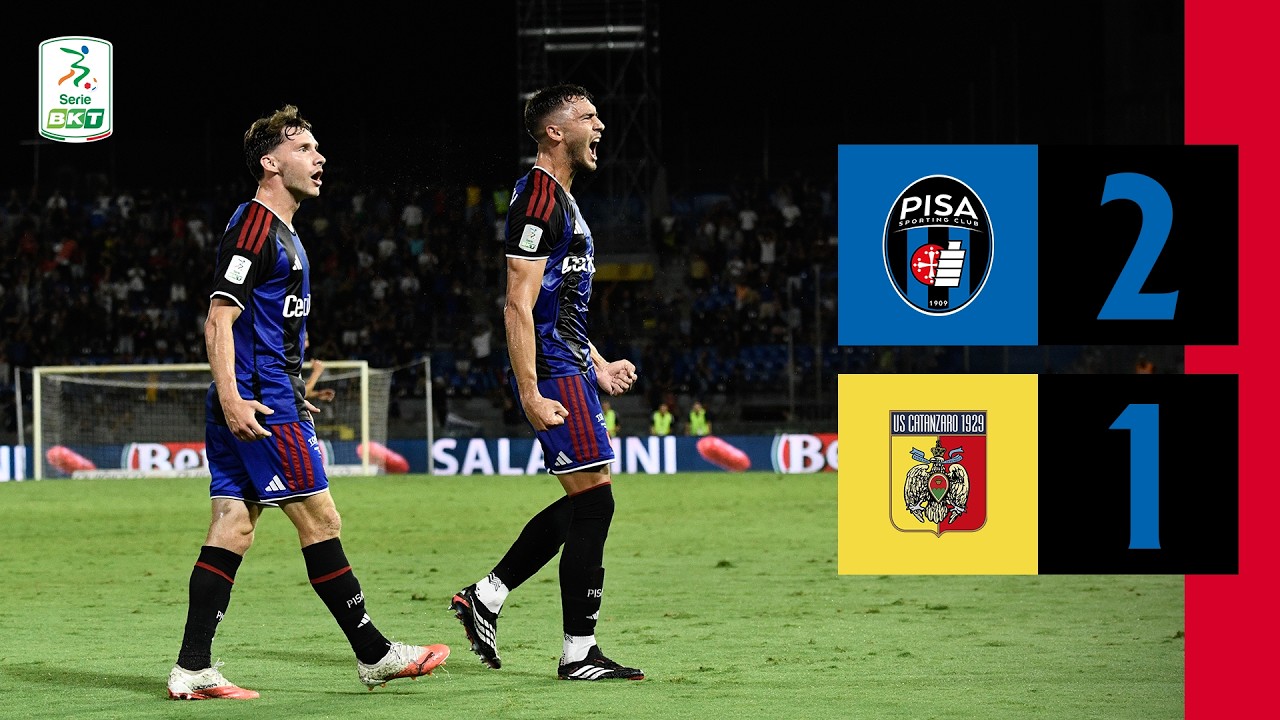 Pisa vs Catanzaro วิดีโอฟุตบอล