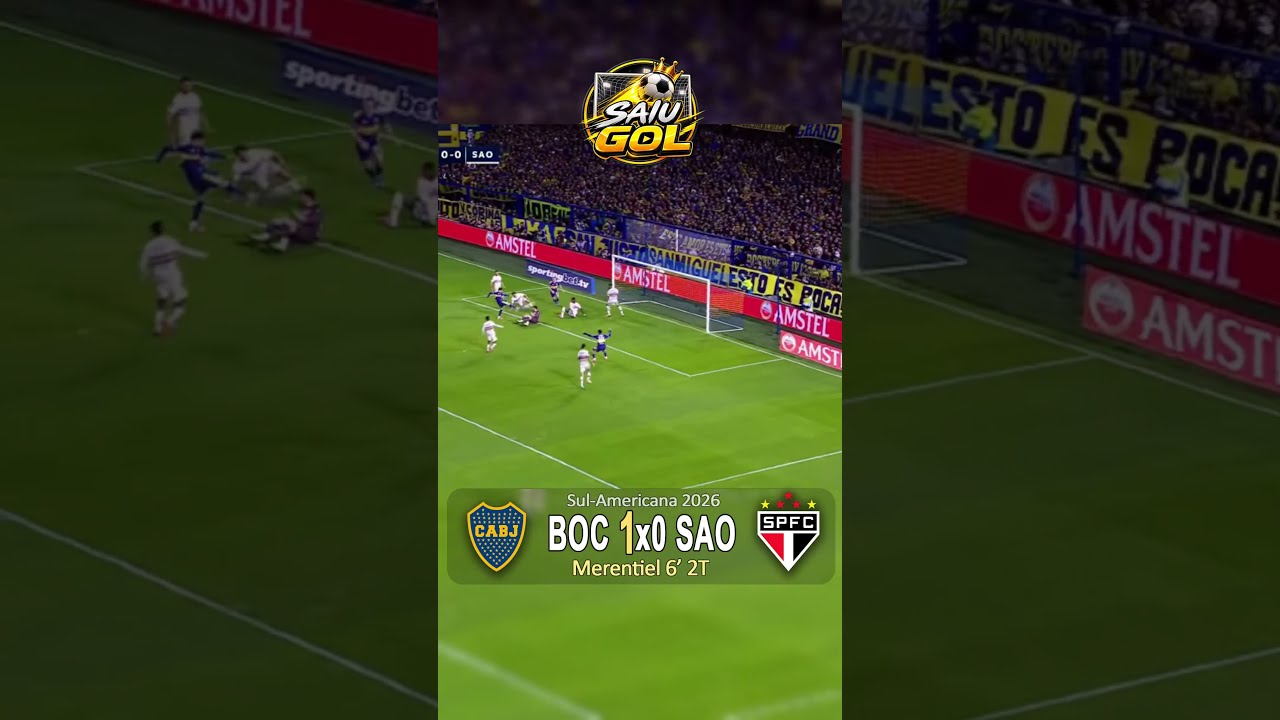 Boca Juniors vs São Paulo ภาพวิดีโอไฮไลท์ฟุตบอล