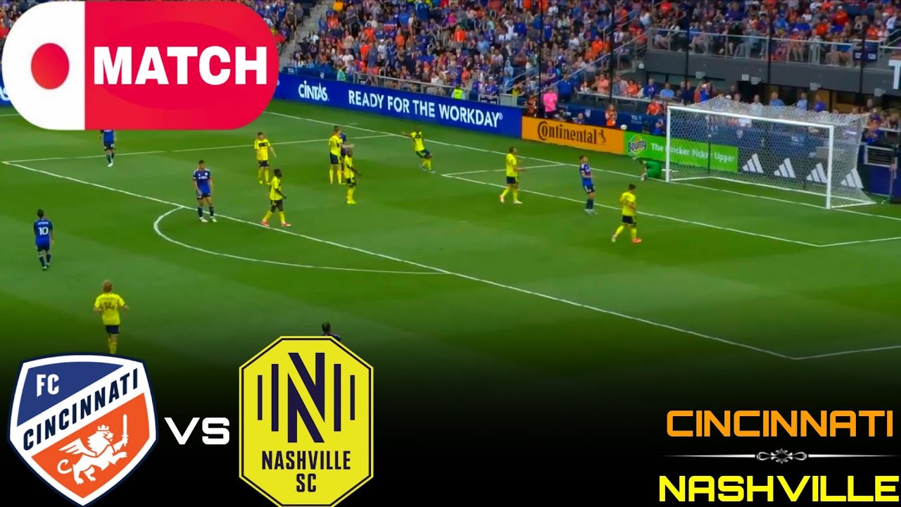 Nashville SC vs FC Cincinnati ภาพถ่ายทอดสดฟุตบอล
