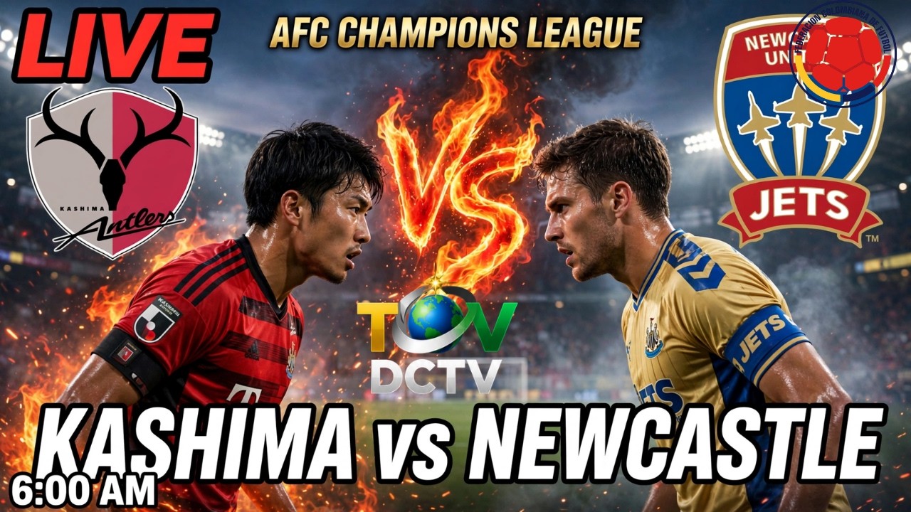 Kashima Antlers vs Newcastle Jets ภาพถ่ายทอดสดฟุตบอล