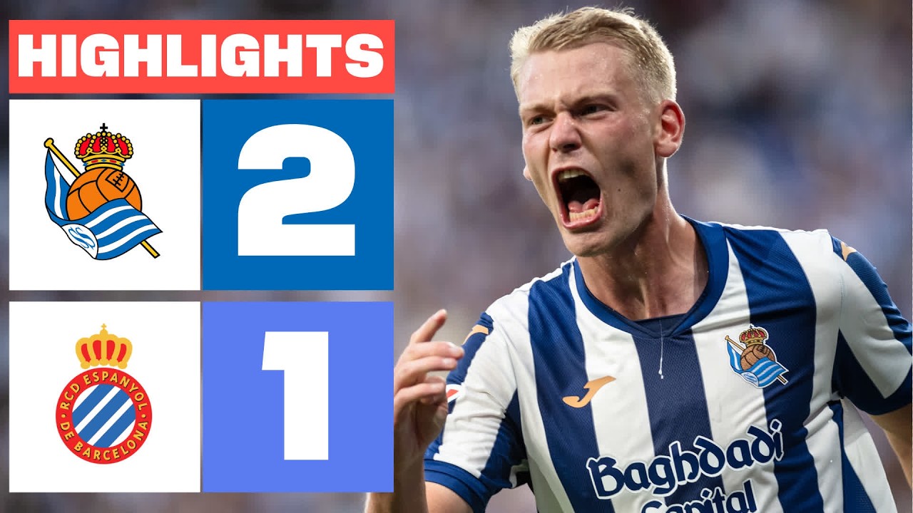 Real Sociedad vs Espanyol ภาพวิดีโอไฮไลท์ฟุตบอล