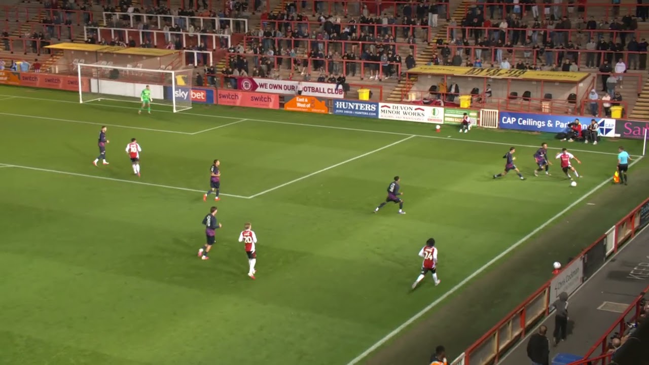 Exeter City vs Tottenham Hotspur U21 ภาพวิดีโอไฮไลท์ฟุตบอล