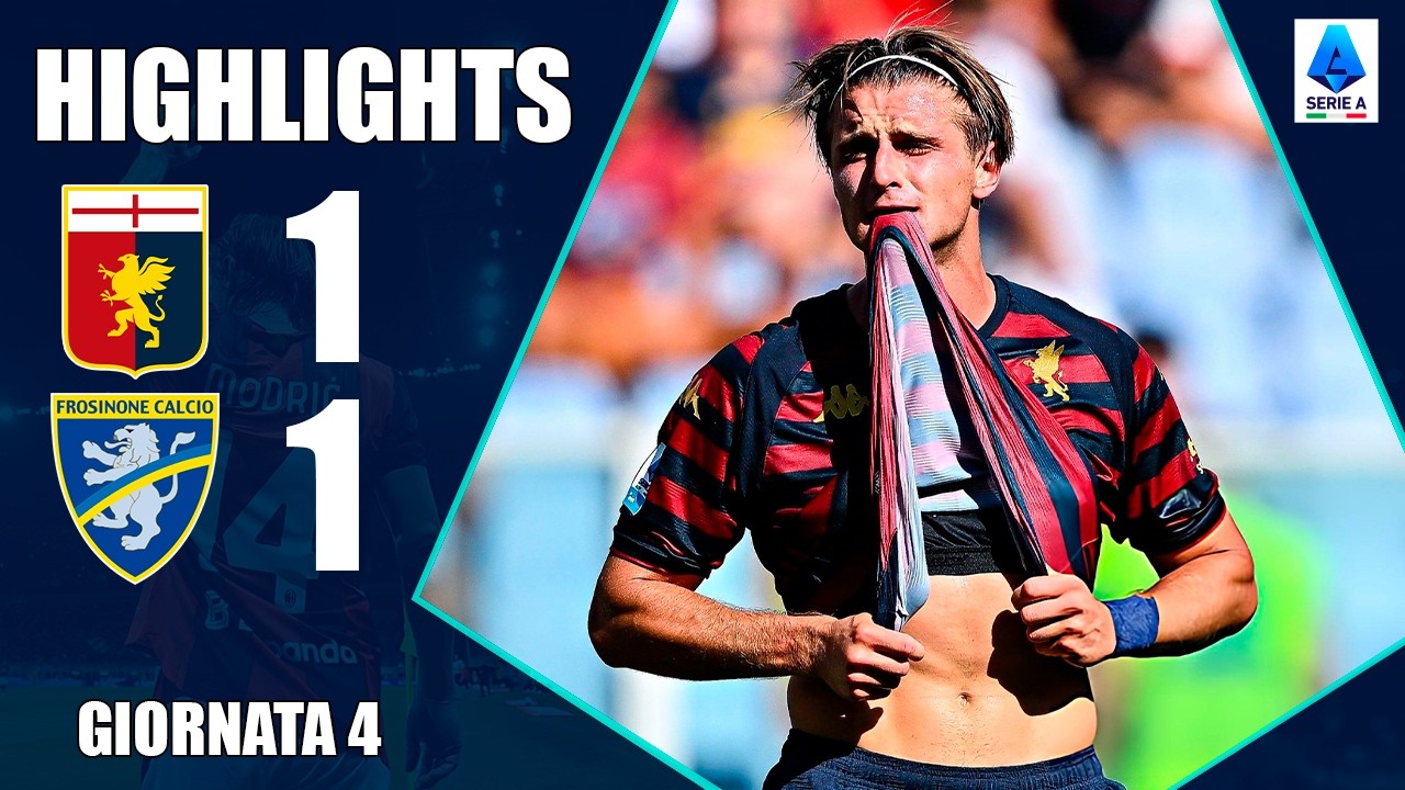 Genoa vs Frosinone วิดีโอฟุตบอล