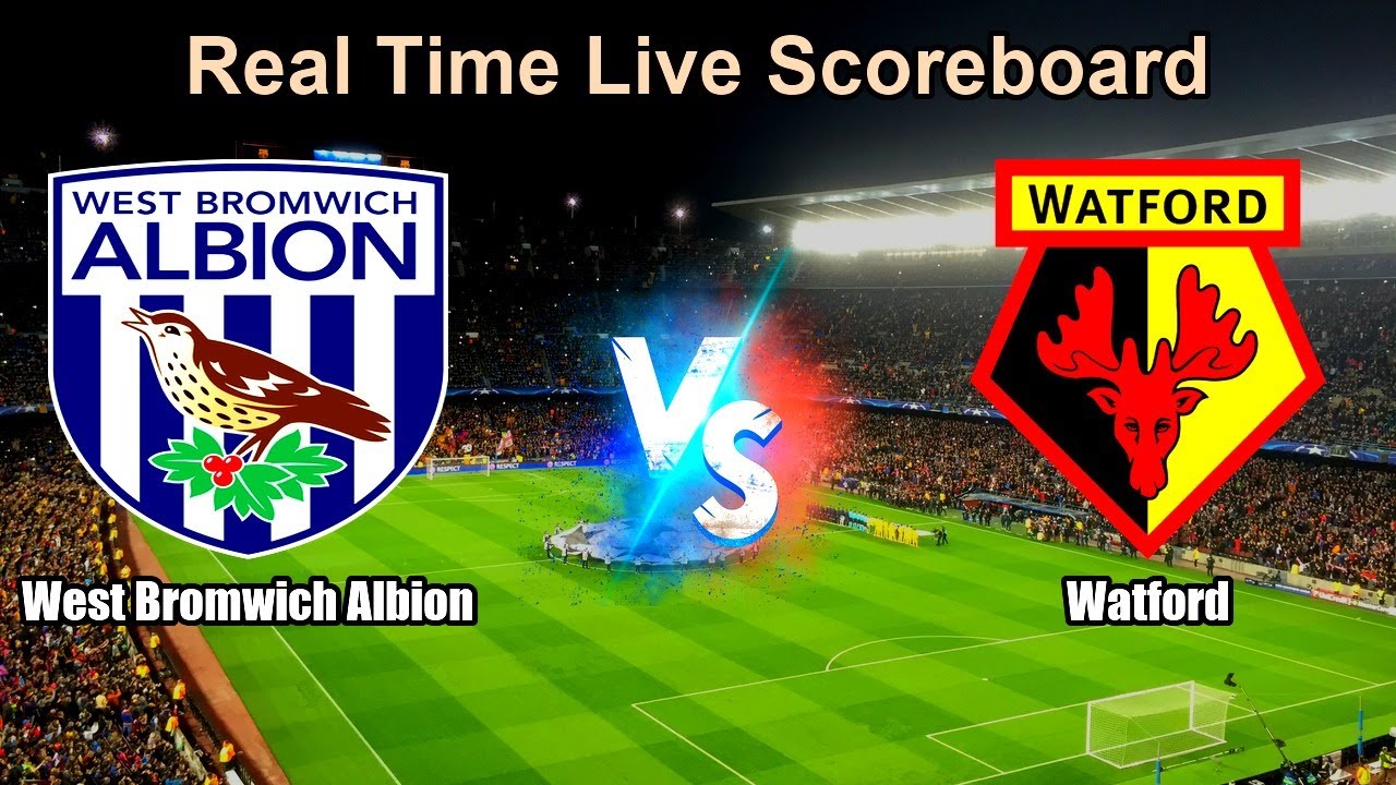 West Bromwich Albion vs Watford ภาพถ่ายทอดสดฟุตบอล