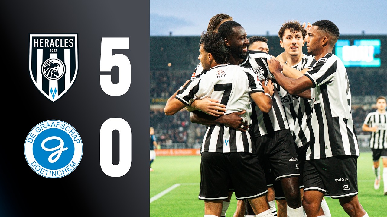 Heracles Almelo vs De Graafschap ภาพวิดีโอไฮไลท์ฟุตบอล
