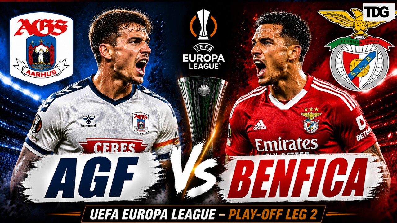 AGF vs Benfica ภาพถ่ายทอดสดฟุตบอล