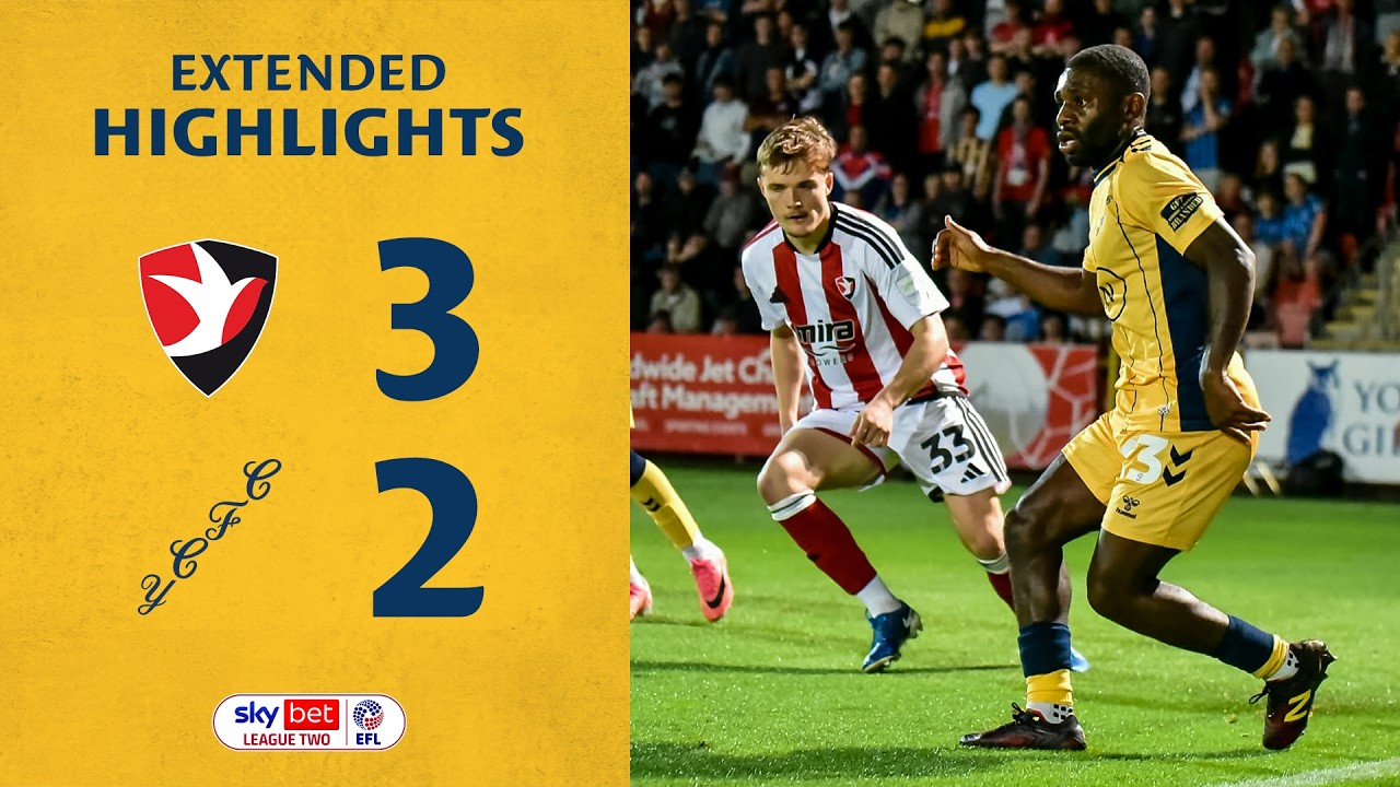 Cheltenham Town vs York City วิดีโอฟุตบอล