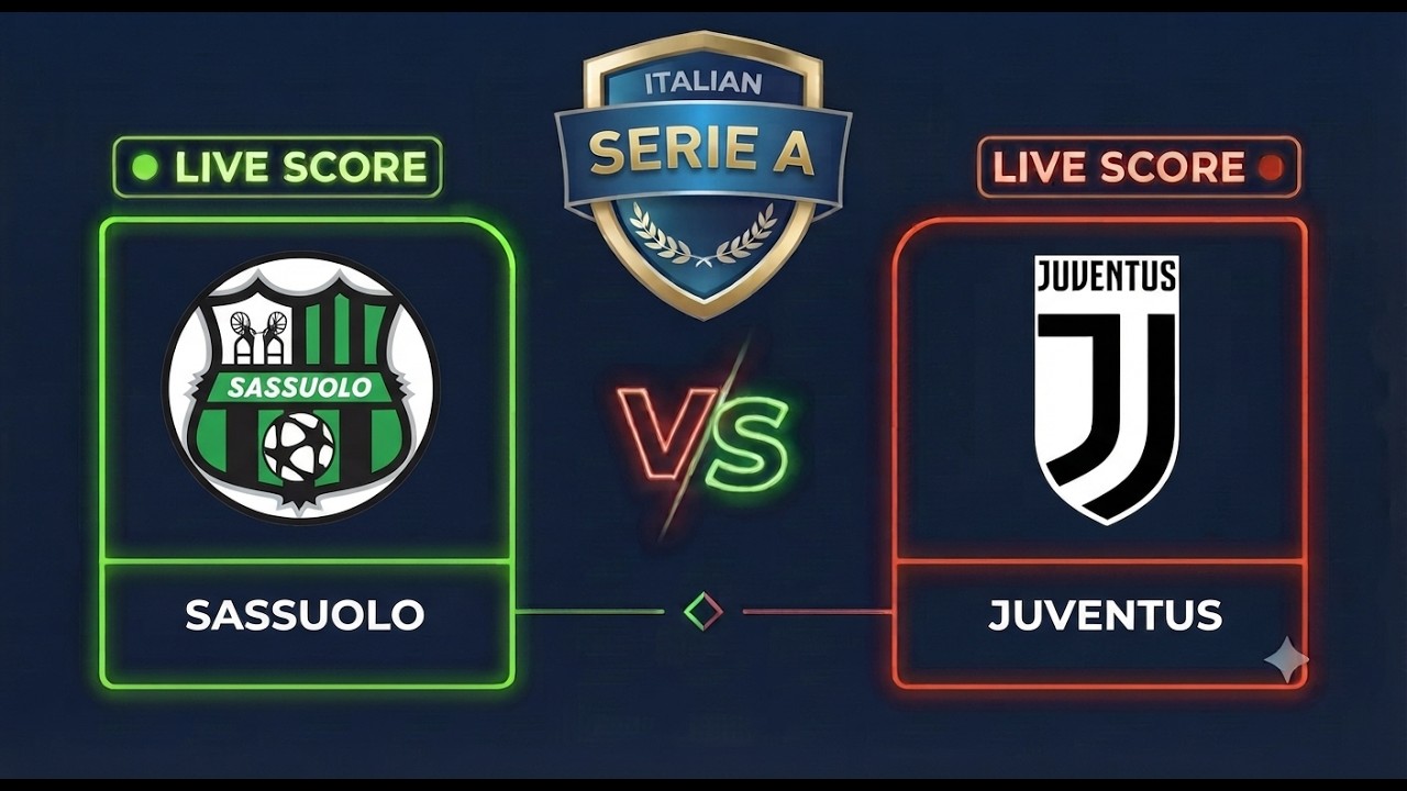 Sassuolo vs Juventus ภาพถ่ายทอดสดฟุตบอล
