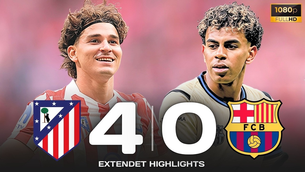 Barcelona vs Atlético Madrid ภาพวิดีโอไฮไลท์ฟุตบอล