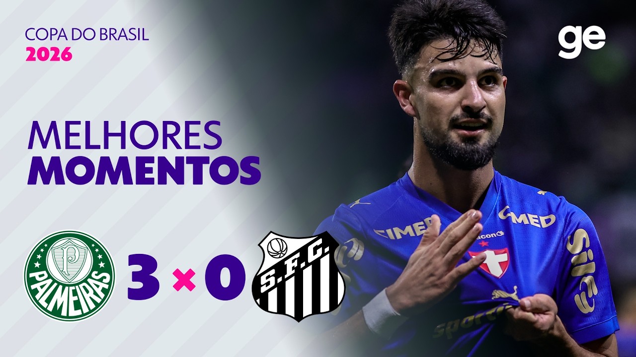 Palmeiras vs Santos ภาพวิดีโอไฮไลท์ฟุตบอล