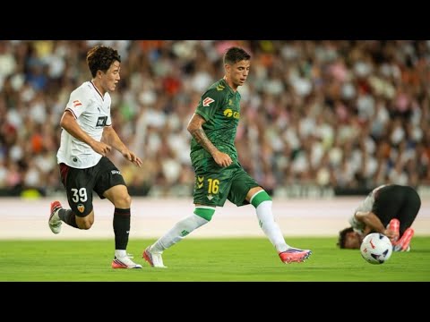 Valencia vs Real Betis ภาพวิดีโอไฮไลท์ฟุตบอล