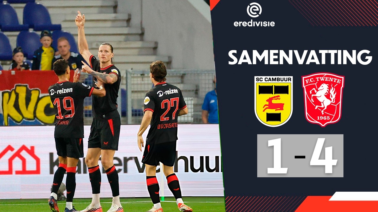 SC Cambuur vs FC Twente ภาพวิดีโอไฮไลท์ฟุตบอล