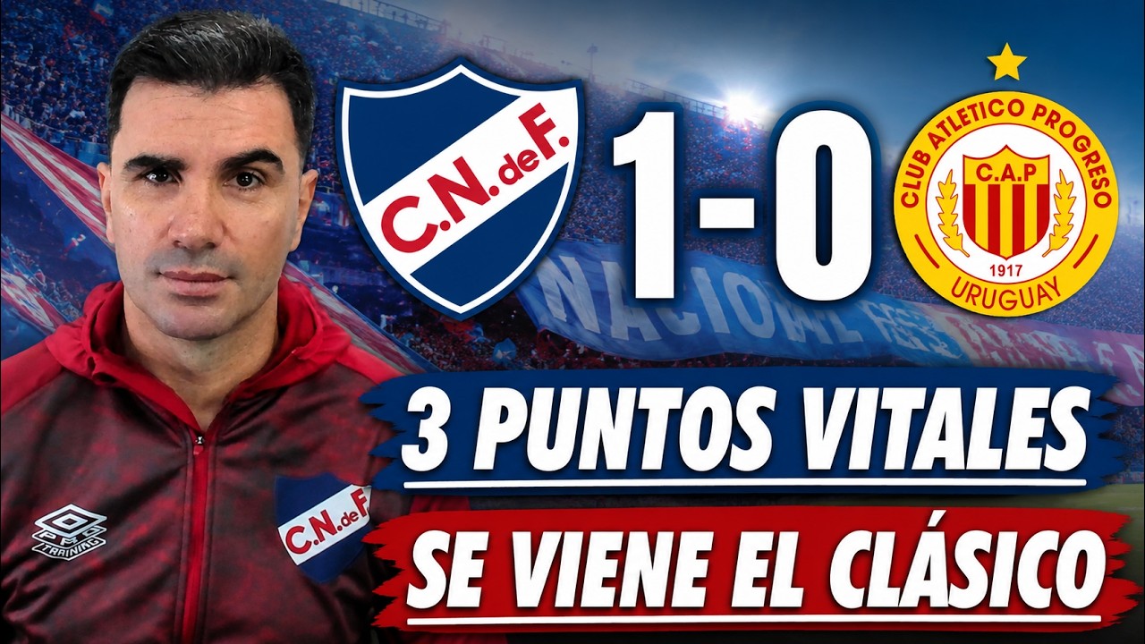 Nacional vs Progreso ภาพวิดีโอไฮไลท์ฟุตบอล