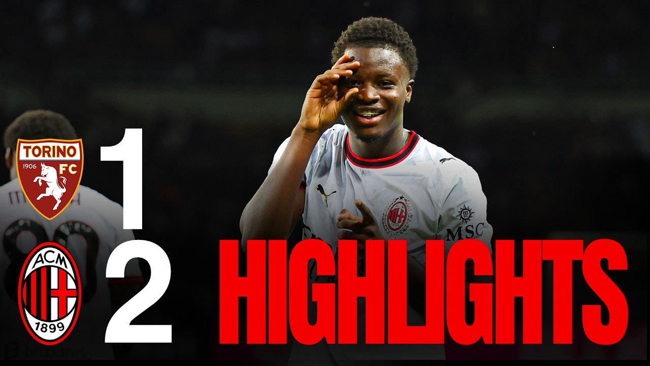 Torino vs AC Milan ภาพวิดีโอไฮไลท์ฟุตบอล