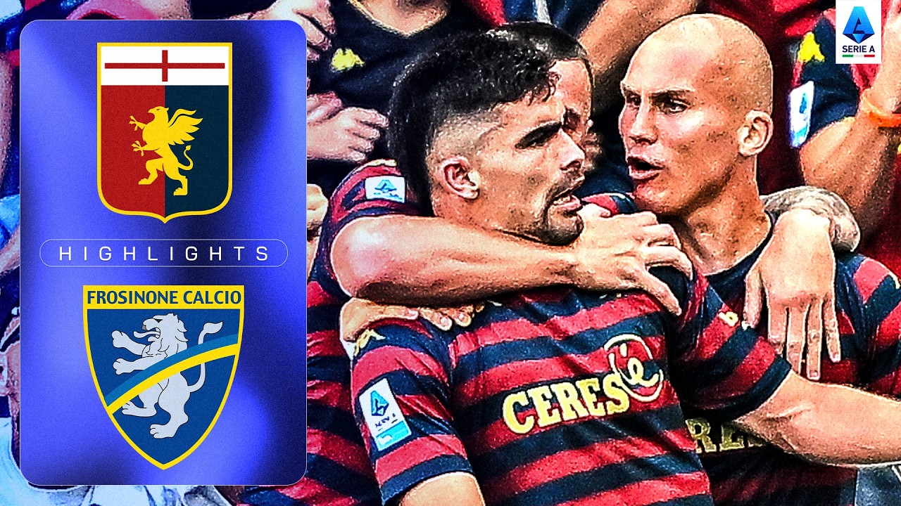 Genoa vs Frosinone ภาพวิดีโอไฮไลท์ฟุตบอล
