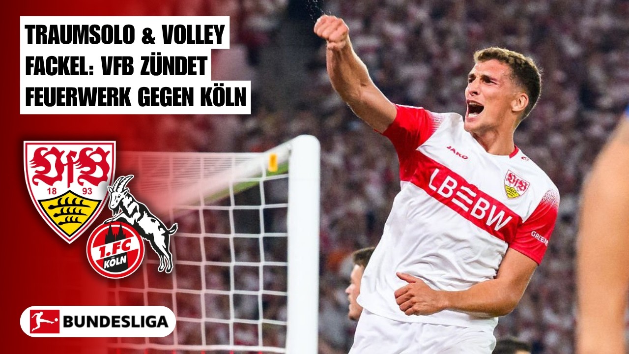 VfB Stuttgart vs FC Cologne ภาพวิดีโอไฮไลท์ฟุตบอล