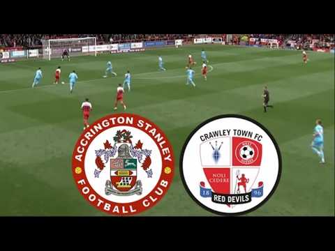 Accrington Stanley vs Crawley Town ภาพถ่ายทอดสดฟุตบอล