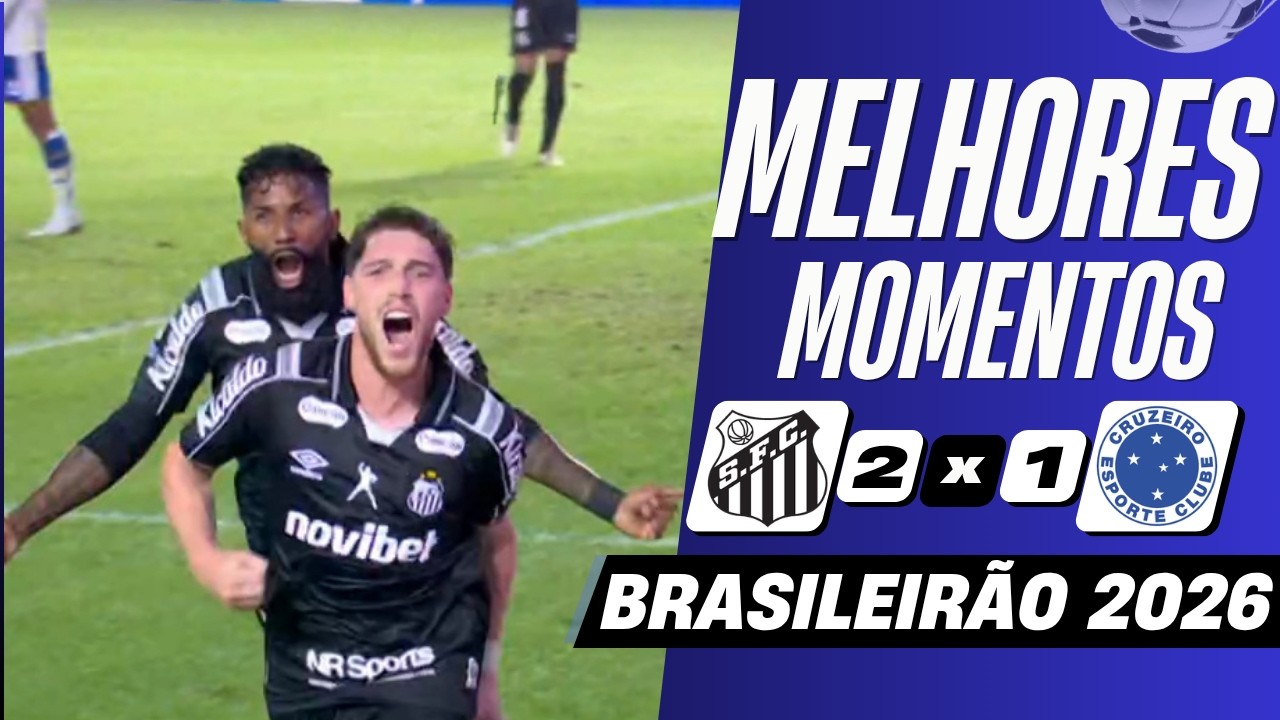 Santos vs Cruzeiro วิดีโอฟุตบอล
