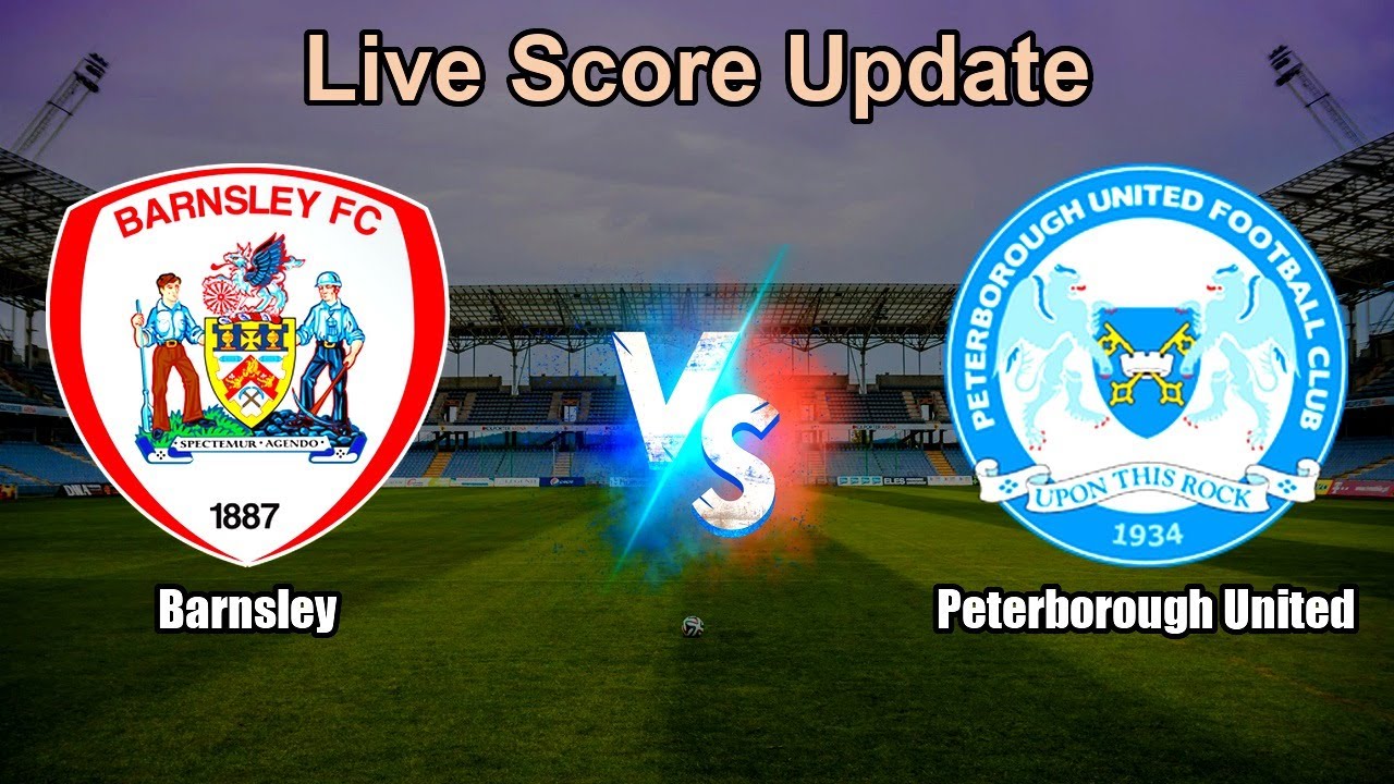 Peterborough United vs Barnsley ภาพถ่ายทอดสดฟุตบอล