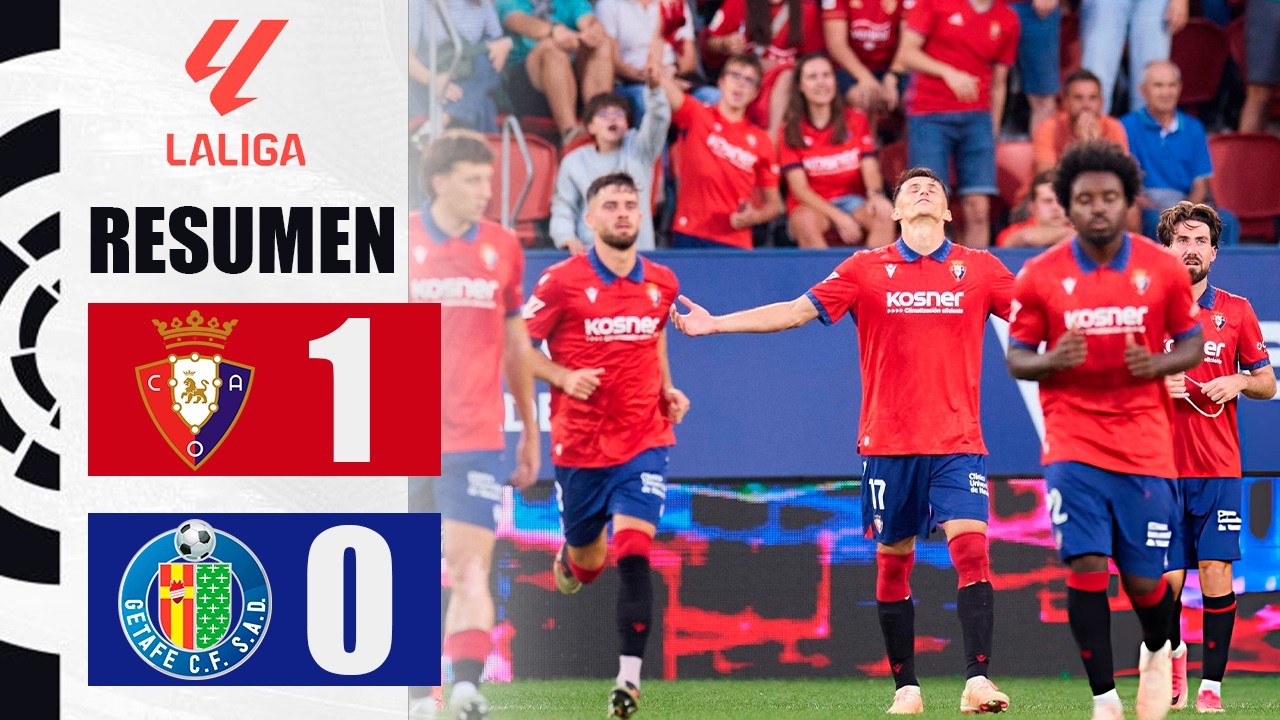 Osasuna vs Getafe ภาพวิดีโอไฮไลท์ฟุตบอล