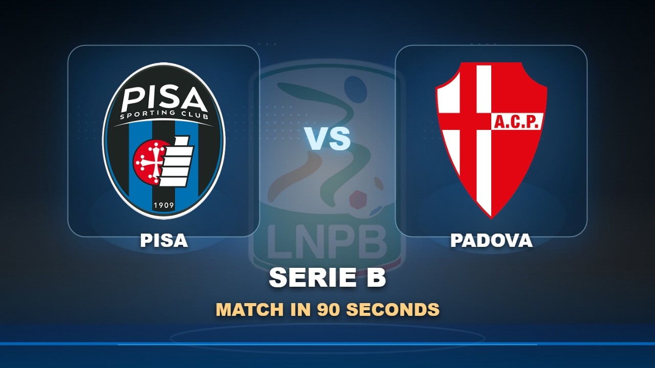 Pisa vs Padova ภาพวิดีโอไฮไลท์ฟุตบอล
