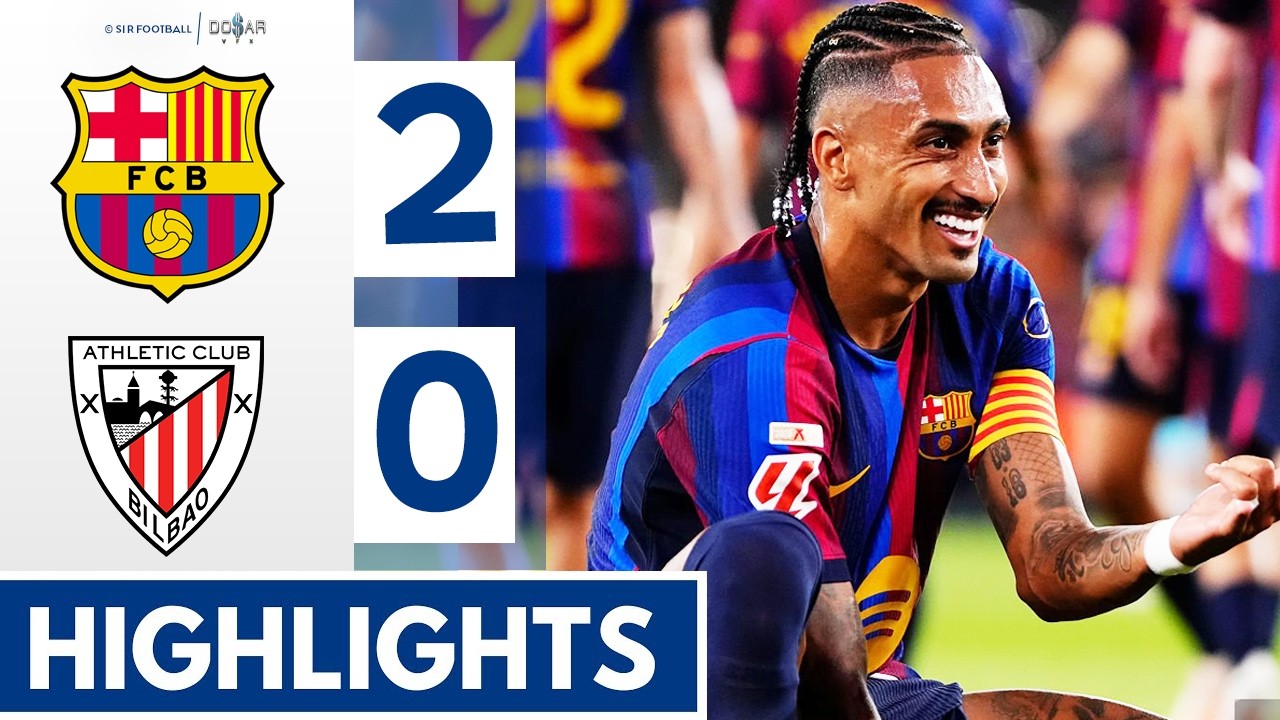 Barcelona vs Athletic Club ภาพวิดีโอไฮไลท์ฟุตบอล
