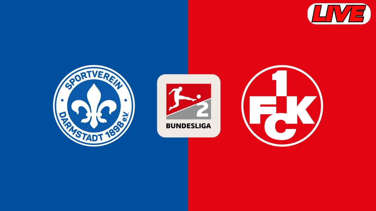 Kaiserslautern vs SV Darmstadt 98 ภาพถ่ายทอดสดฟุตบอล